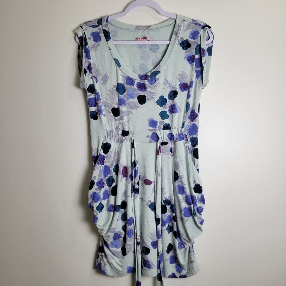 VTG Juicy Couture Artsy Floral Cozy Dress Size S
